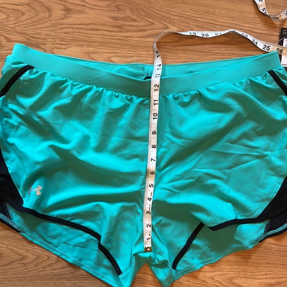 Under Armour NWT Teal HeatGear Shorts - Picture 6 of 7